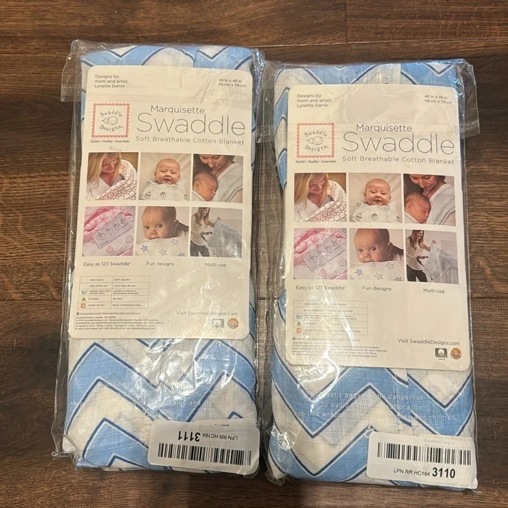 Marquisette Swaddle Blankets Set Of Two